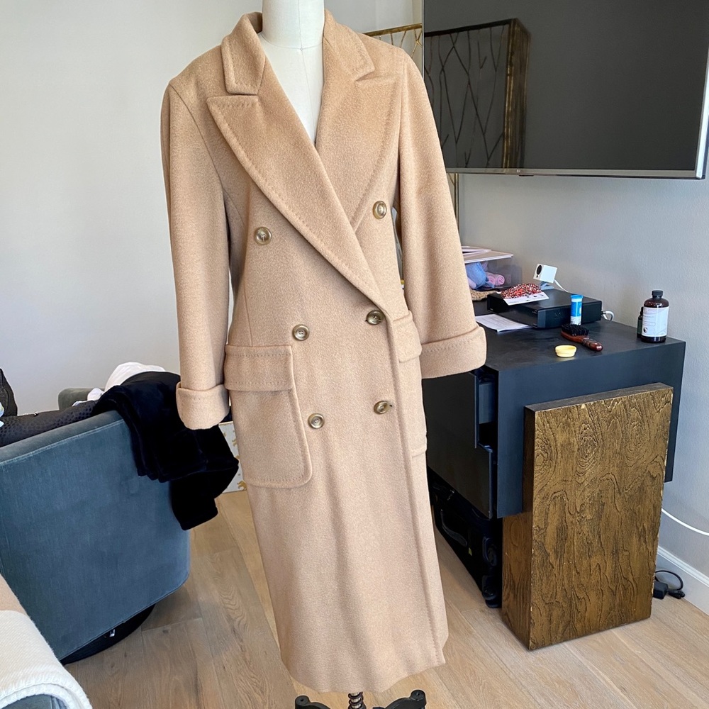 SOLD ‼️ Max Mara Camel Wool Coat